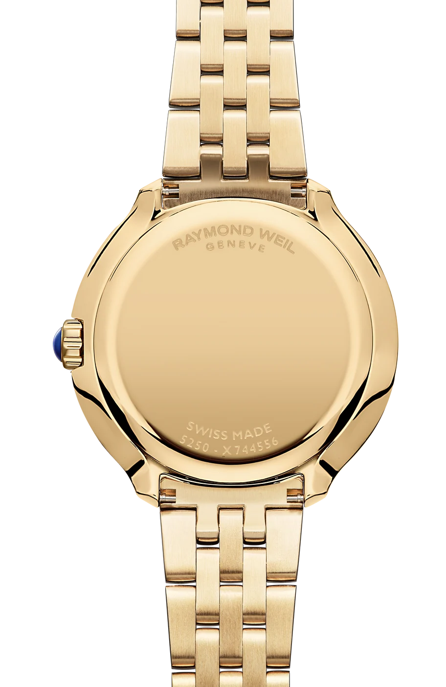 Raymond Weil 28mm Toccata Heritage Diamond Yellow Gold PVD White Dial Quartz Watch