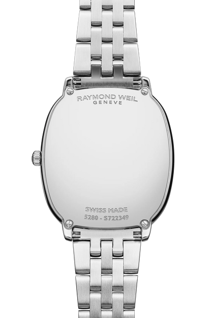 Raymond Weil 36mm Toccata Heritage Diamond Red Grape Dial Bracelet Watch