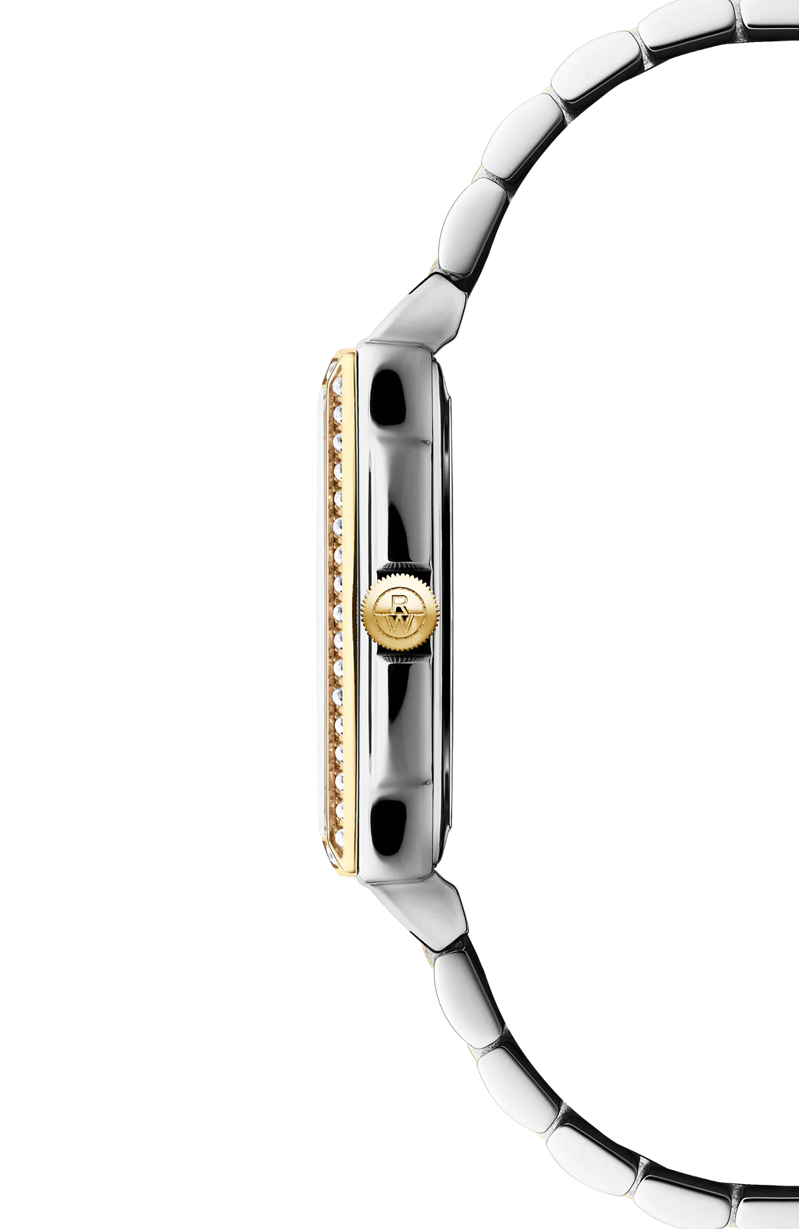 Raymond Weil 28mm Toccata 68 Diamonds Rectangle Dial Duo Tone Watch