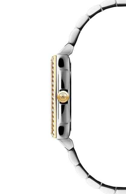 Raymond Weil 28mm Toccata 68 Diamonds Rectangle Dial Duo Tone Watch