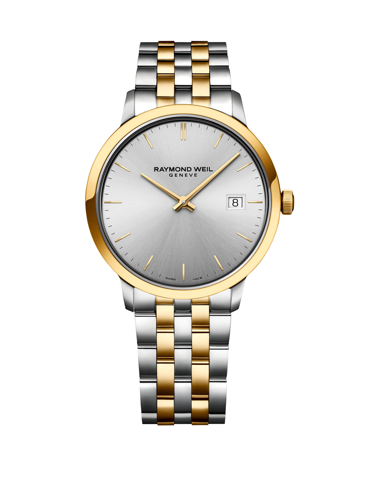 Raymond Weil Toccata Men’s 39mm Two-tone Silver Dial Quartz Watch