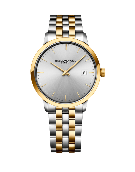 Raymond Weil Toccata Men’s 39mm Two-tone Silver Dial Quartz Watch