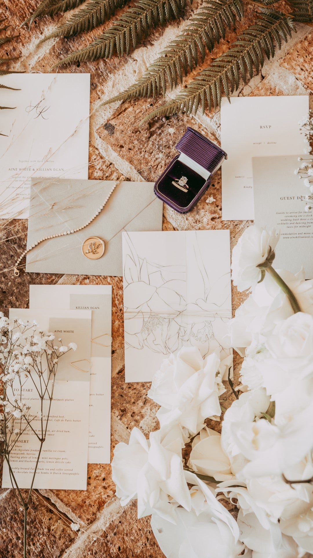Jack Murphy Jewellers Wedding Day invitation inspiration.