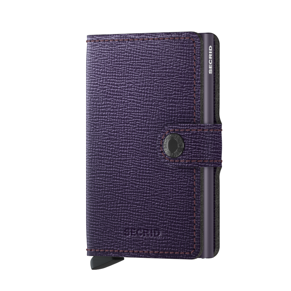 SECRID Purple Crisple Mini Wallet