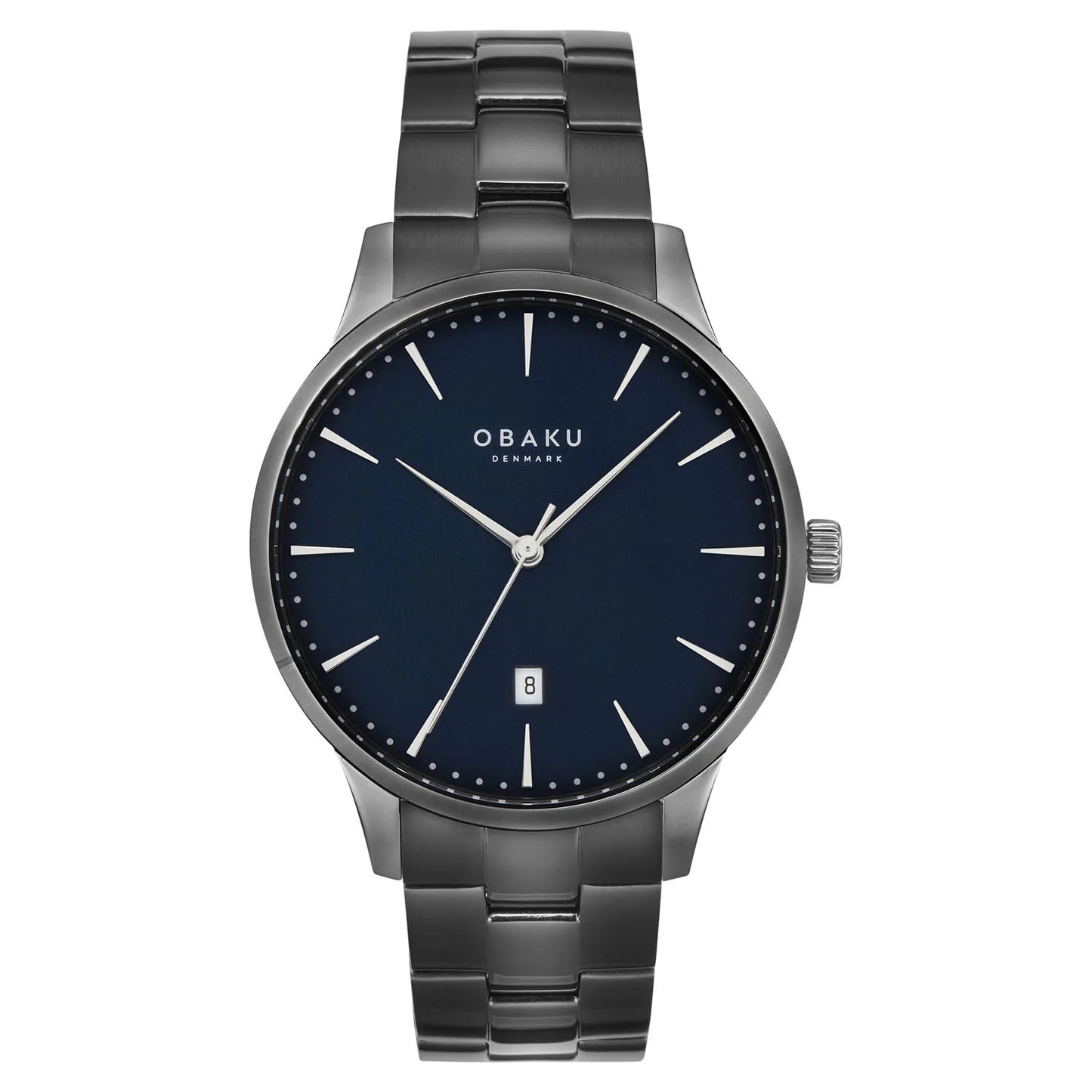 Obaku 42mm Lyng Stor Phanton Stainless Steel Watch