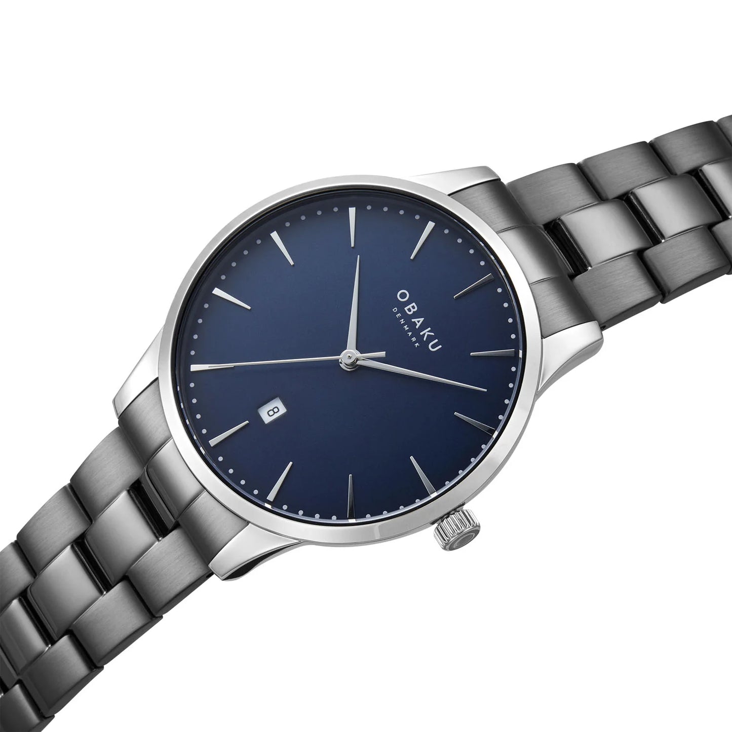 Obaku 42mm Lyng Stor Phanton Stainless Steel Watch