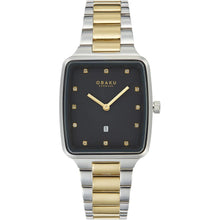 Load image into Gallery viewer, Obaku 33mm FJORD LILLE - STERLING Two Tone Crystal Dial Link Watch