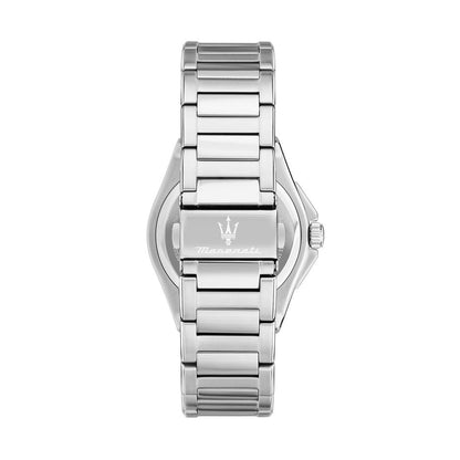 Maserati 40mm Velocitá Green Dial Date Window Stainless Steel Bracelet Watch