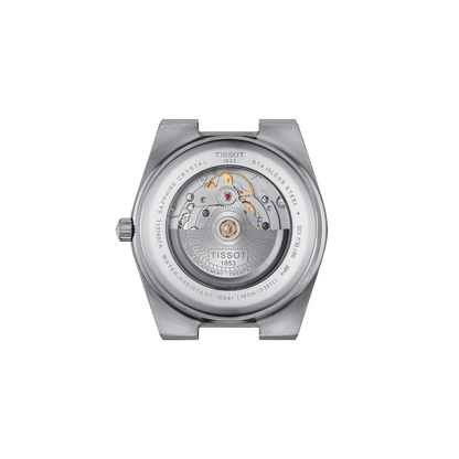 Tissot 40mm Automatic PRX, Ice Blue Guilloché & Date Dial, Gents Bracelet Watch