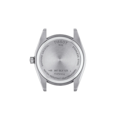 Tissot 40mm Silver Tone Gentleman, Blue & Date Dial, Gents Bracelet Watch