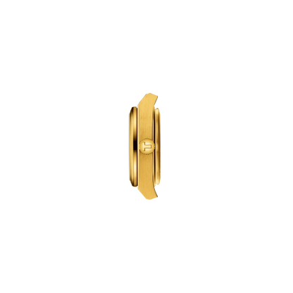 Tissot 25mm Yellow Tone PRX, Yellow Tone Dial, Ladies Bracelet Watch
