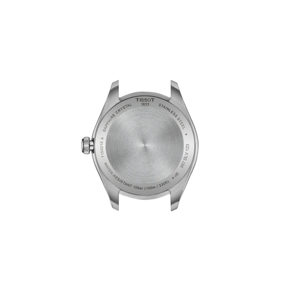 Tissot 34mm Silver PR100, Mother of Pearl & Diamond Dial, Ladies Bracelet Watch