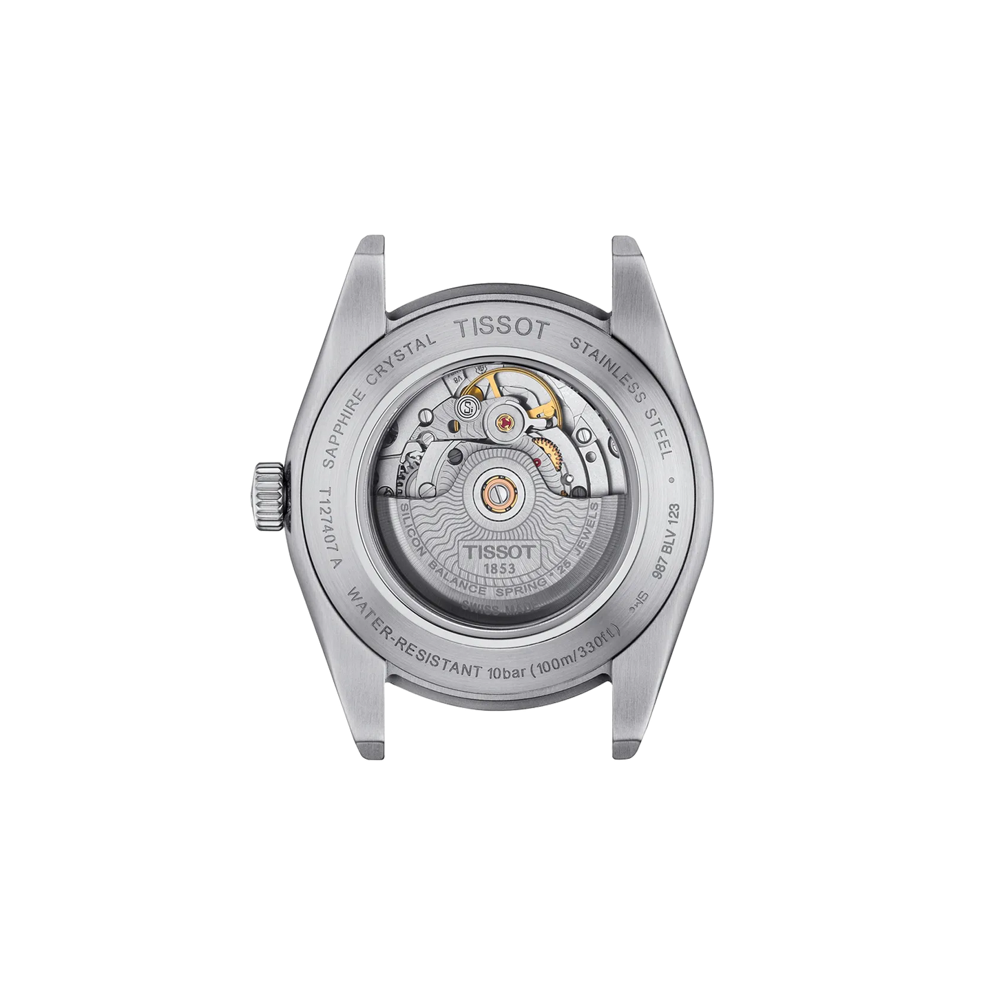 Tissot 40mm Automatic Gentleman, Blue & Date Dial, Gents Bracelet Watch