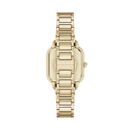 Emporio Armani 35mm Ladies Cecilia Mother of Pearl Dial Yellow Gold Tone Bracelet Watch