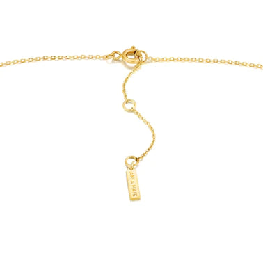 Ania Haie Yellow Gold Plate Luxe Curve Necklace