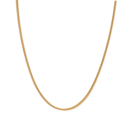 ChloBo MAN Gold Plated Foxtail Chain Necklace