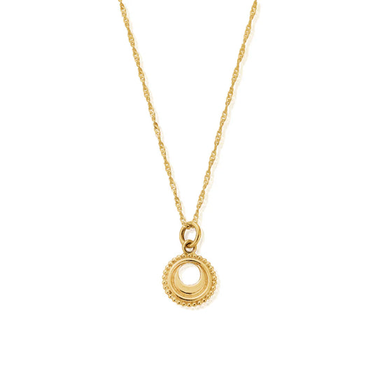 ChloBo Yellow Gold Plated Sacral Chakra Necklace