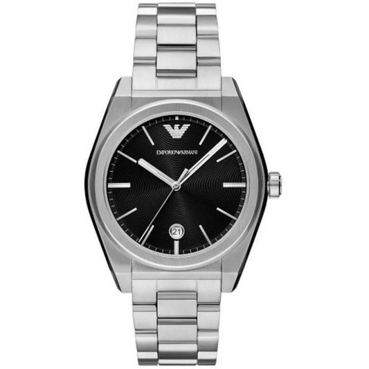 Emporio Armani 41mm Three-Hand Date Stainless Steel Watch