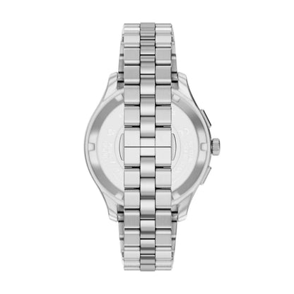 Emporio Armani 42mm Chronograph Men's Dario Green Dial Silver Bracelet Watch