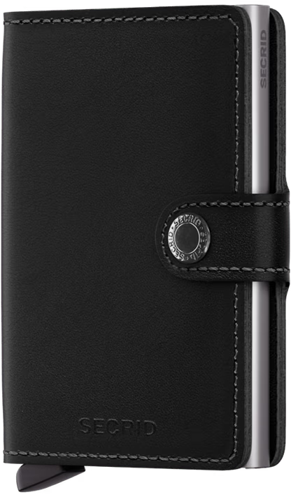 SECRID Black Mini Wallet