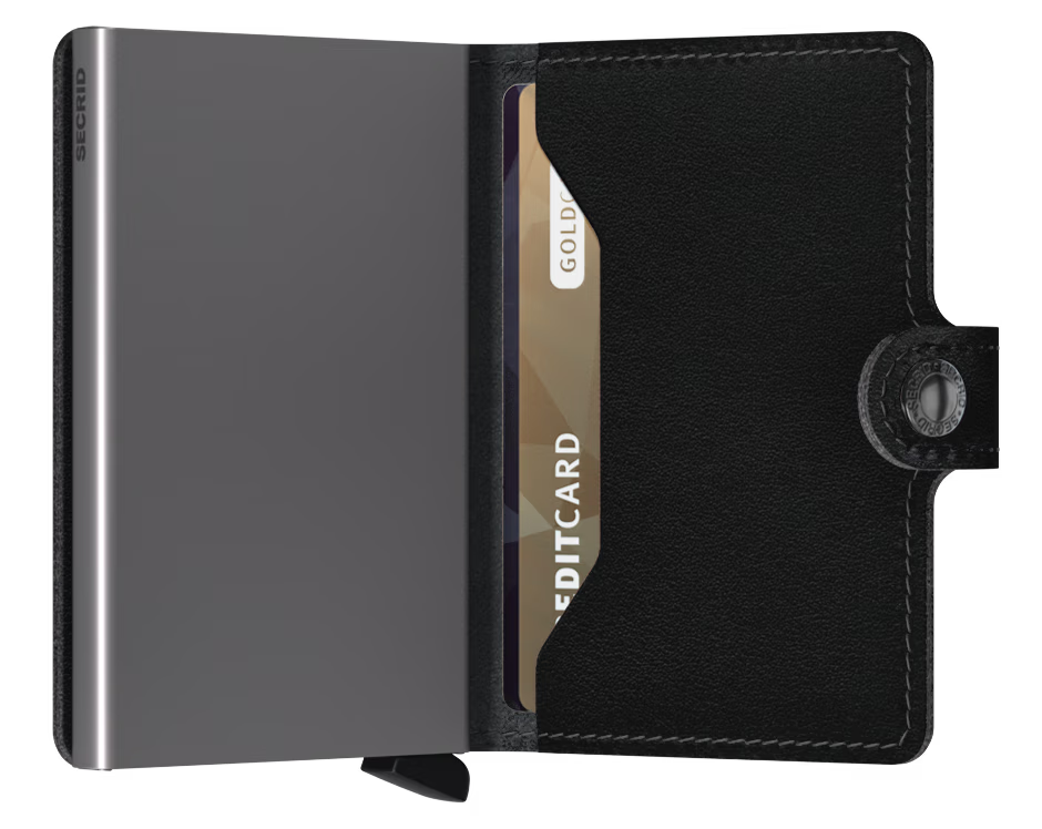 SECRID Black Mini Wallet