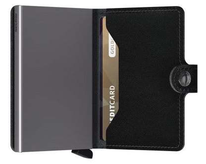 SECRID Black Mini Wallet