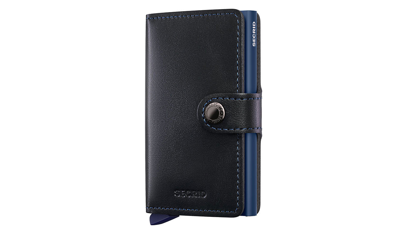 SECRID Black Navy Mini Wallet