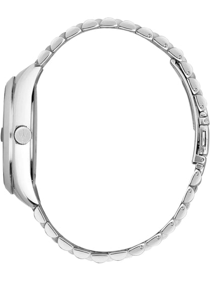 Maserati 43mm Attrazione Blue Dial Date Window Stainless Steel Date Bracelet Watch