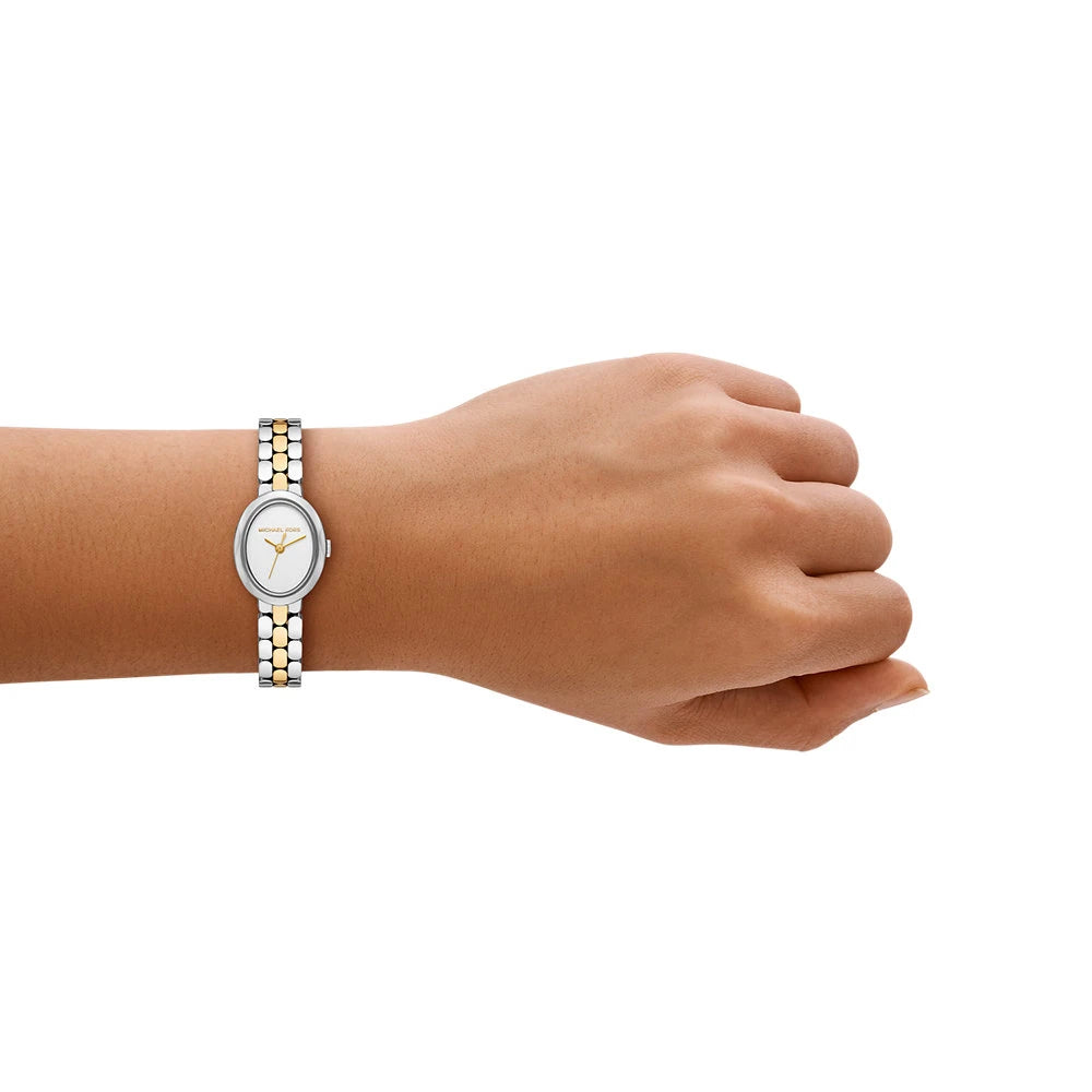 Michael Kors 21mm Ladies Petite Maude Two-Tone Bracelet Watch