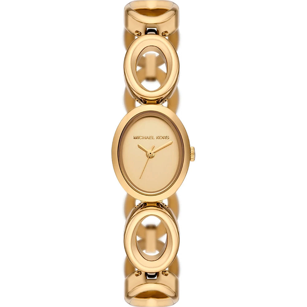 Michael Kors 21mm Ladies Petite Maude Open Link Gold-Tone Watch