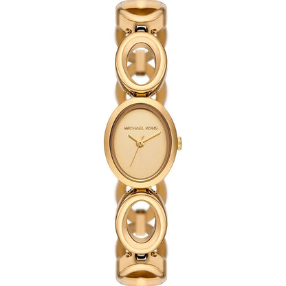 Michael Kors 21mm Ladies Petite Maude Open Link Gold-Tone Watch