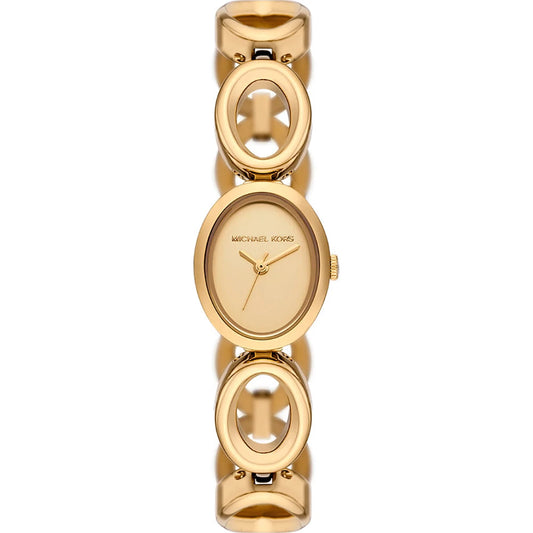 Michael Kors 21mm Ladies Petite Maude Open Link Gold-Tone Watch