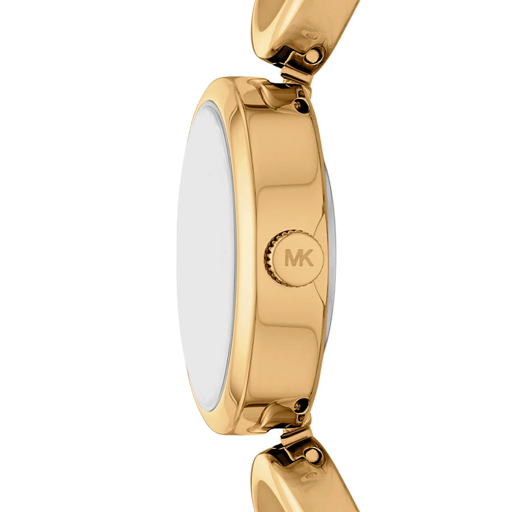 Michael Kors 21mm Ladies Petite Maude Open Link Gold-Tone Watch