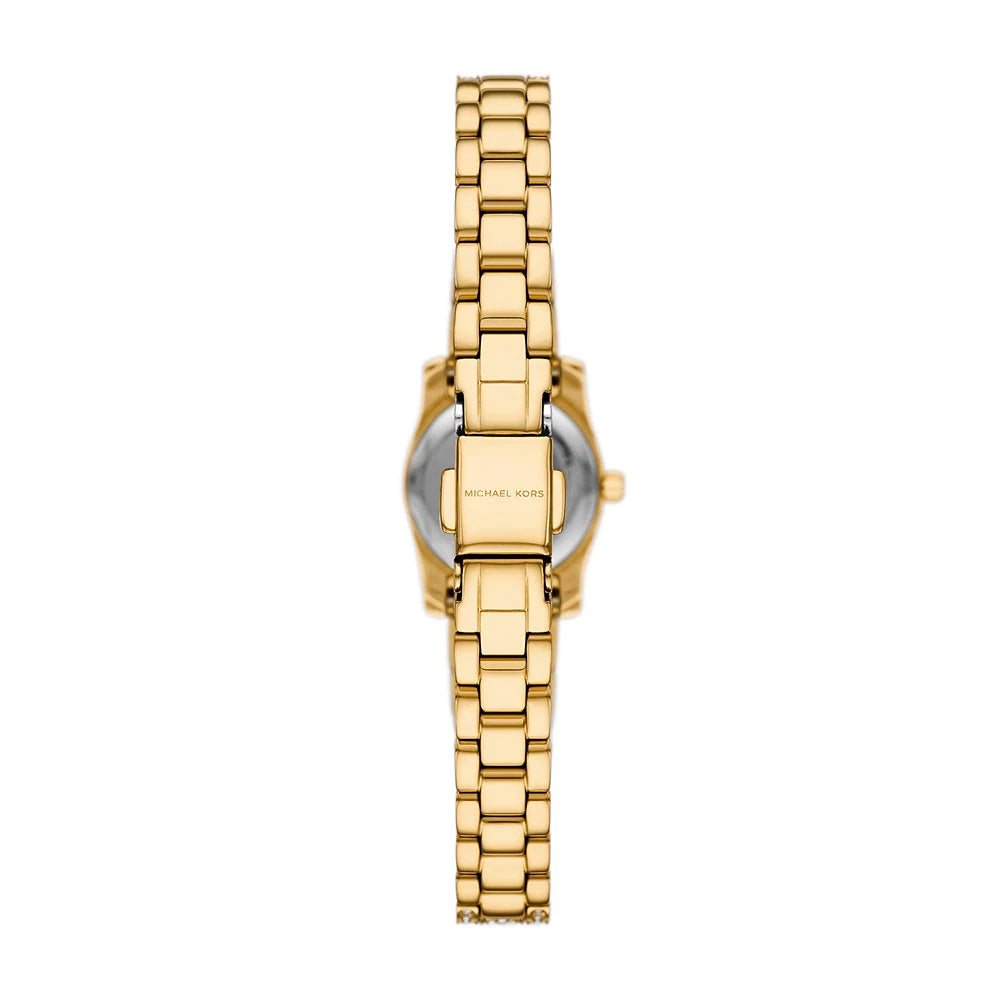 Michael Kors 19mm Ladies Lexington Gold Tone Pavé Bracelet Watch