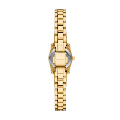 Michael Kors 19mm Ladies Lexington Gold Tone Pavé Bracelet Watch