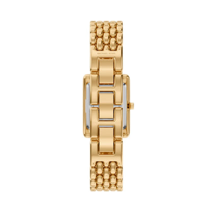 Michael Kors 20mm Ladies Petite Essex Gold-Tone Rectangle Dial Watch