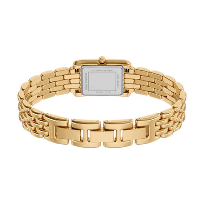 Michael Kors 20mm Ladies Petite Essex Gold-Tone Rectangle Dial Watch