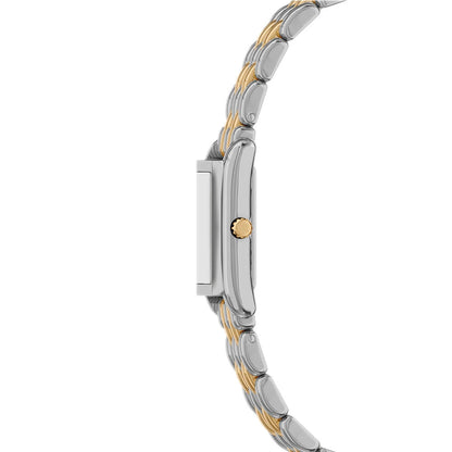 Michael Kors 20mm Ladies Petite Essex Two-Tone Rectangle Dial Watch