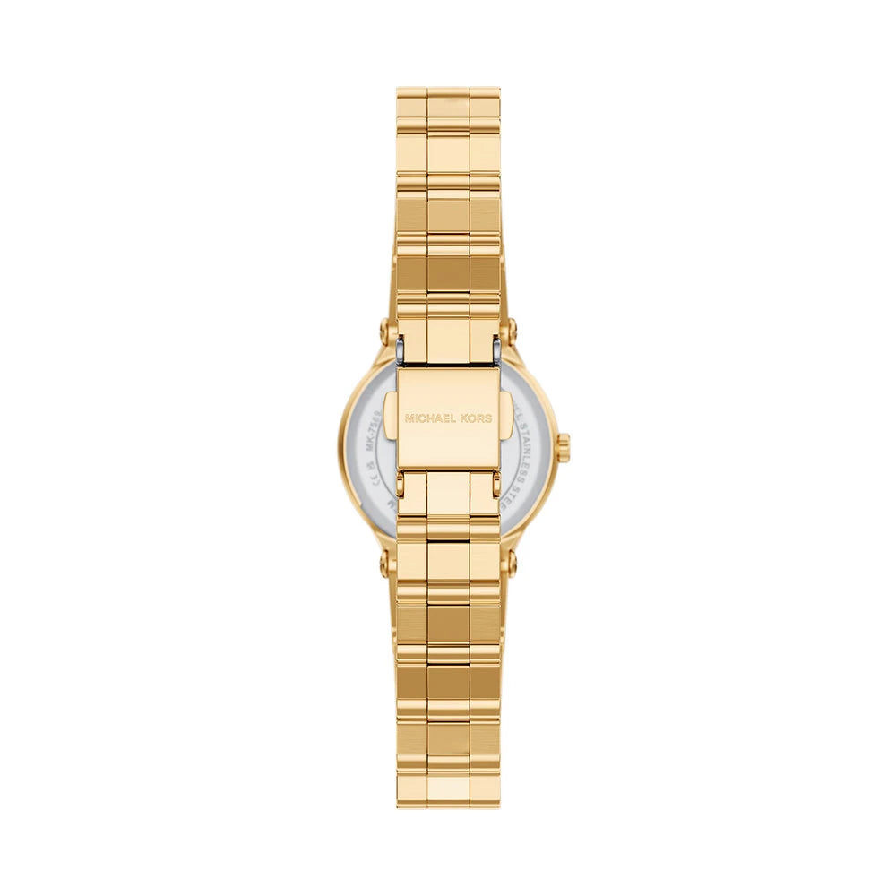 Michael Kors 26mm Ladies Petite Billie Mother of Pearl Dial Gold-Tone Watch