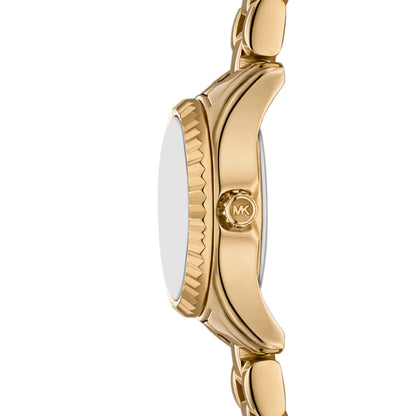 Michael Kors 19mm Ladies Lexington Gold Tone Bracelet Watch