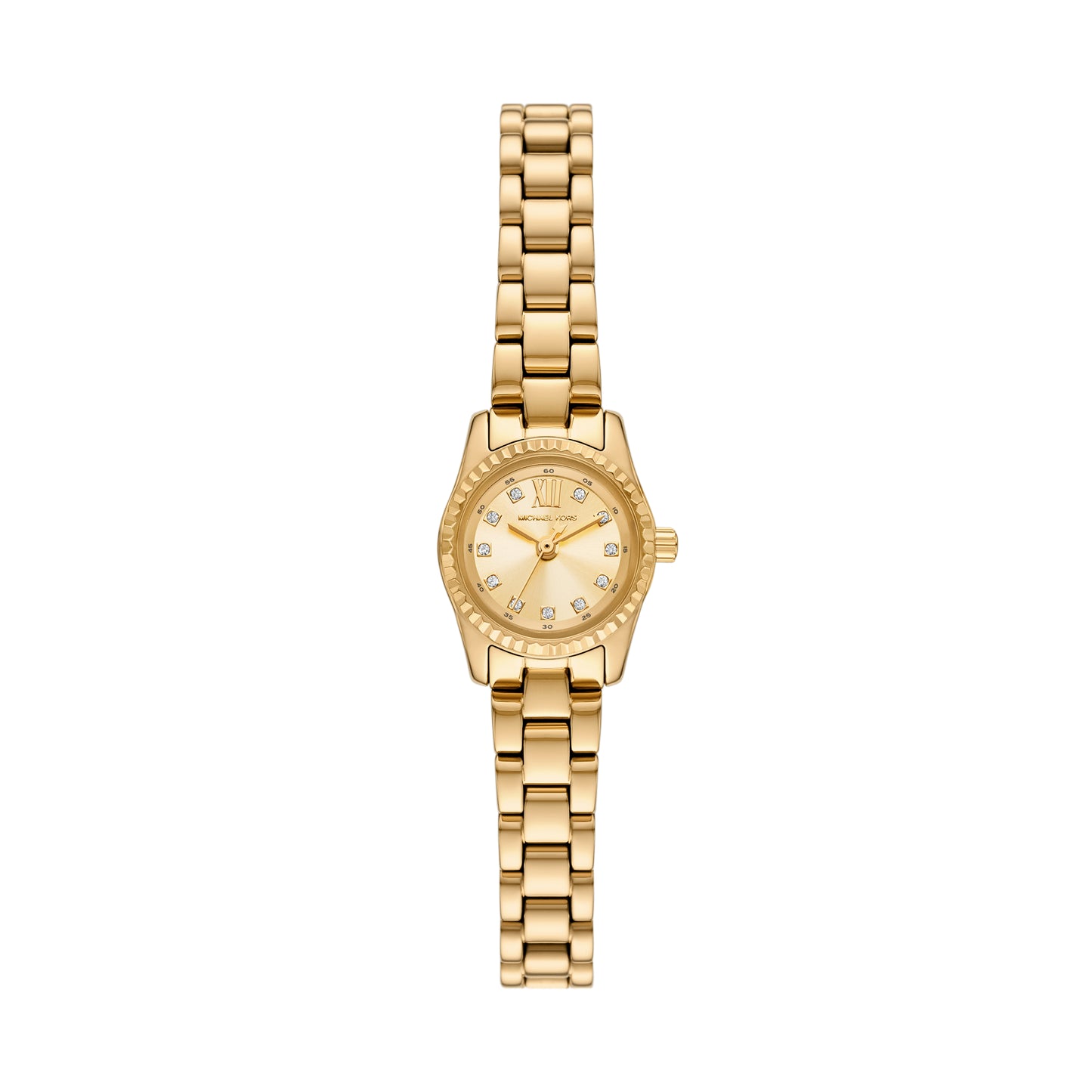 Michael Kors 19mm Ladies Lexington Gold Tone Bracelet Watch