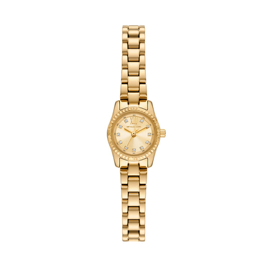 Michael Kors 19mm Ladies Lexington Gold Tone Bracelet Watch