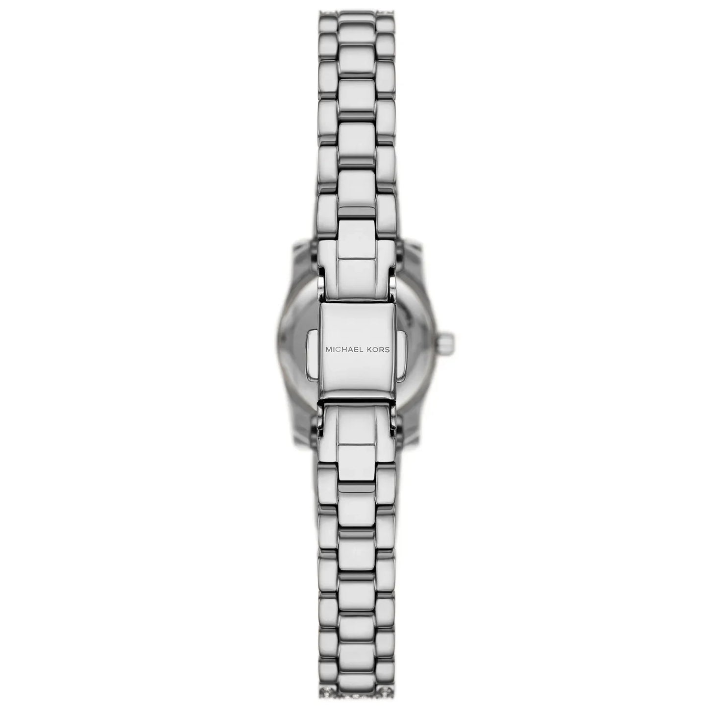 Michael Kors 19mm Ladies Lexington Silver CZ Bracelet Watch