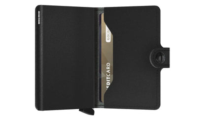 SECRID Yard Powder Black Mini Wallet
