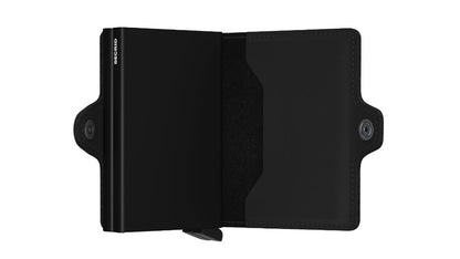 SECRID Matte Black Twin Wallet