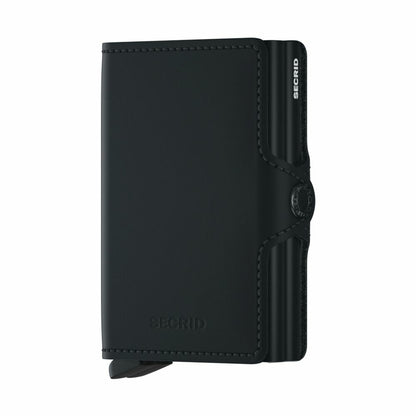 SECRID Matte Black Twin Wallet