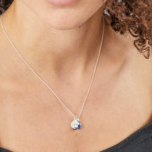 Load image into Gallery viewer, Sterling Silver September Crystal Birthstone Personalising Necklace