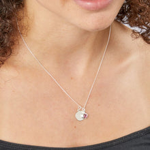 Load image into Gallery viewer, Sterling Silver October Crystal Birthstone Personalising Necklace