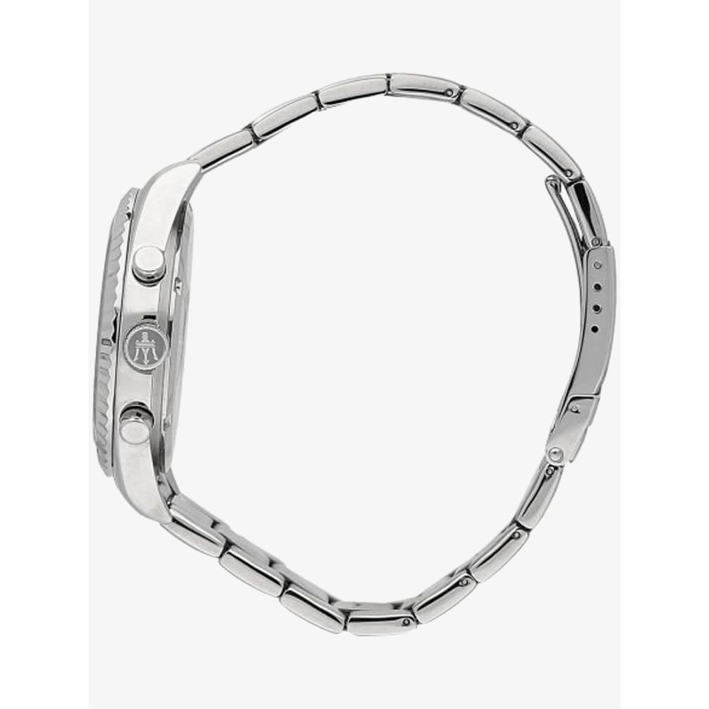 Maserati 43mm Competizione Blue Dial Stainless Steel Chronograph Watch