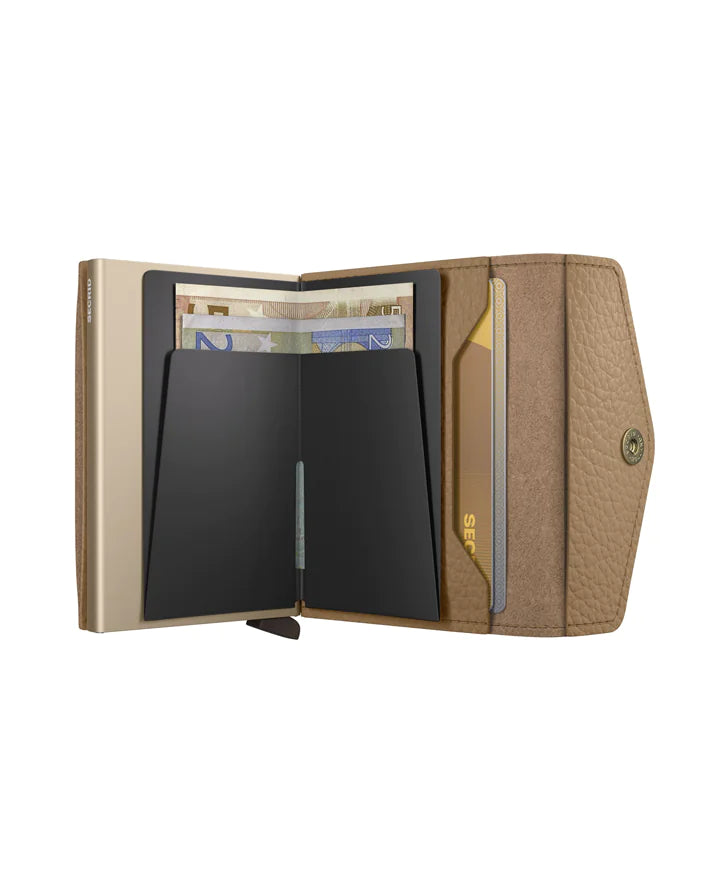 SECRID Pebble Cappuccino Envelope Wallet